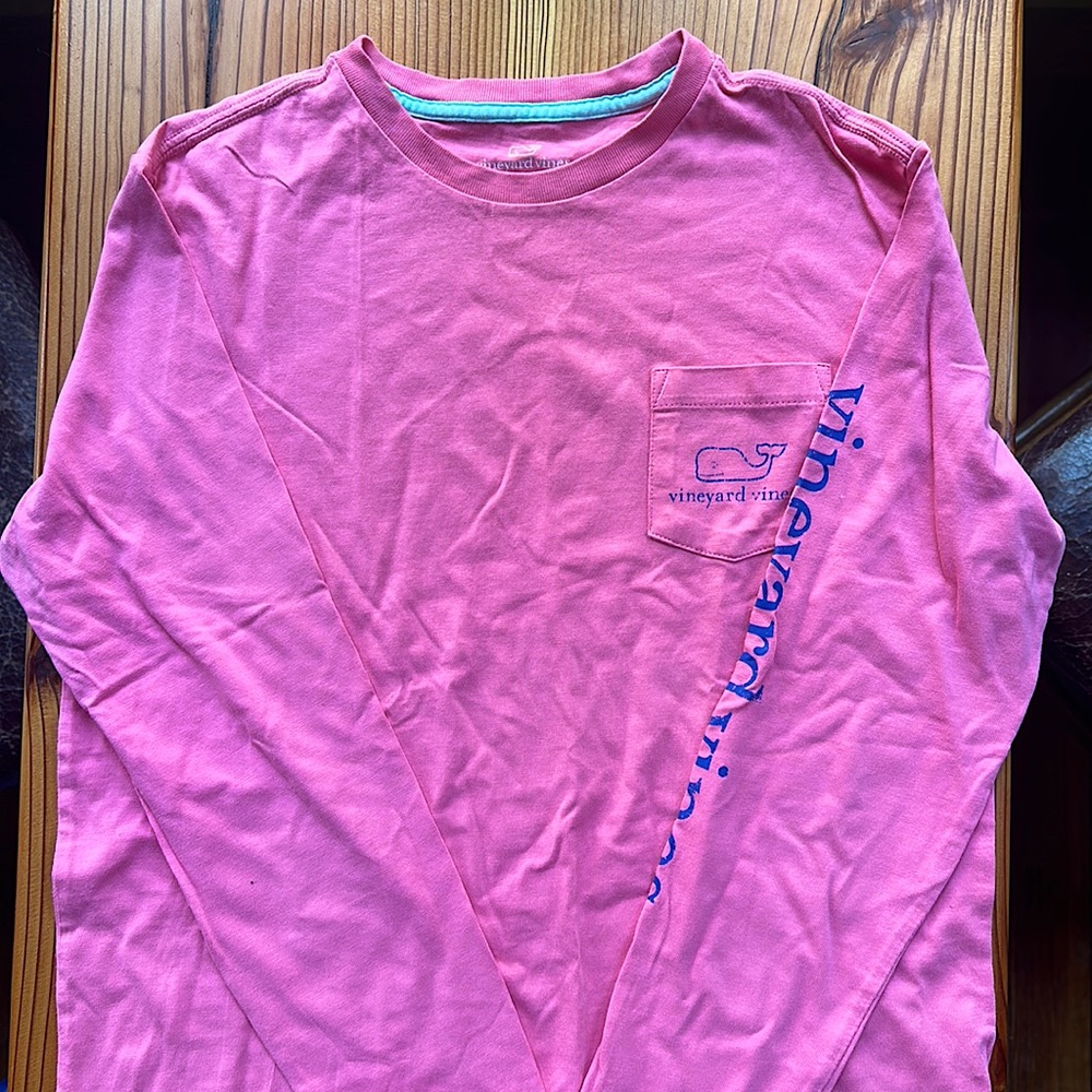 Vineyard Vines pink long sleeve: Size medium